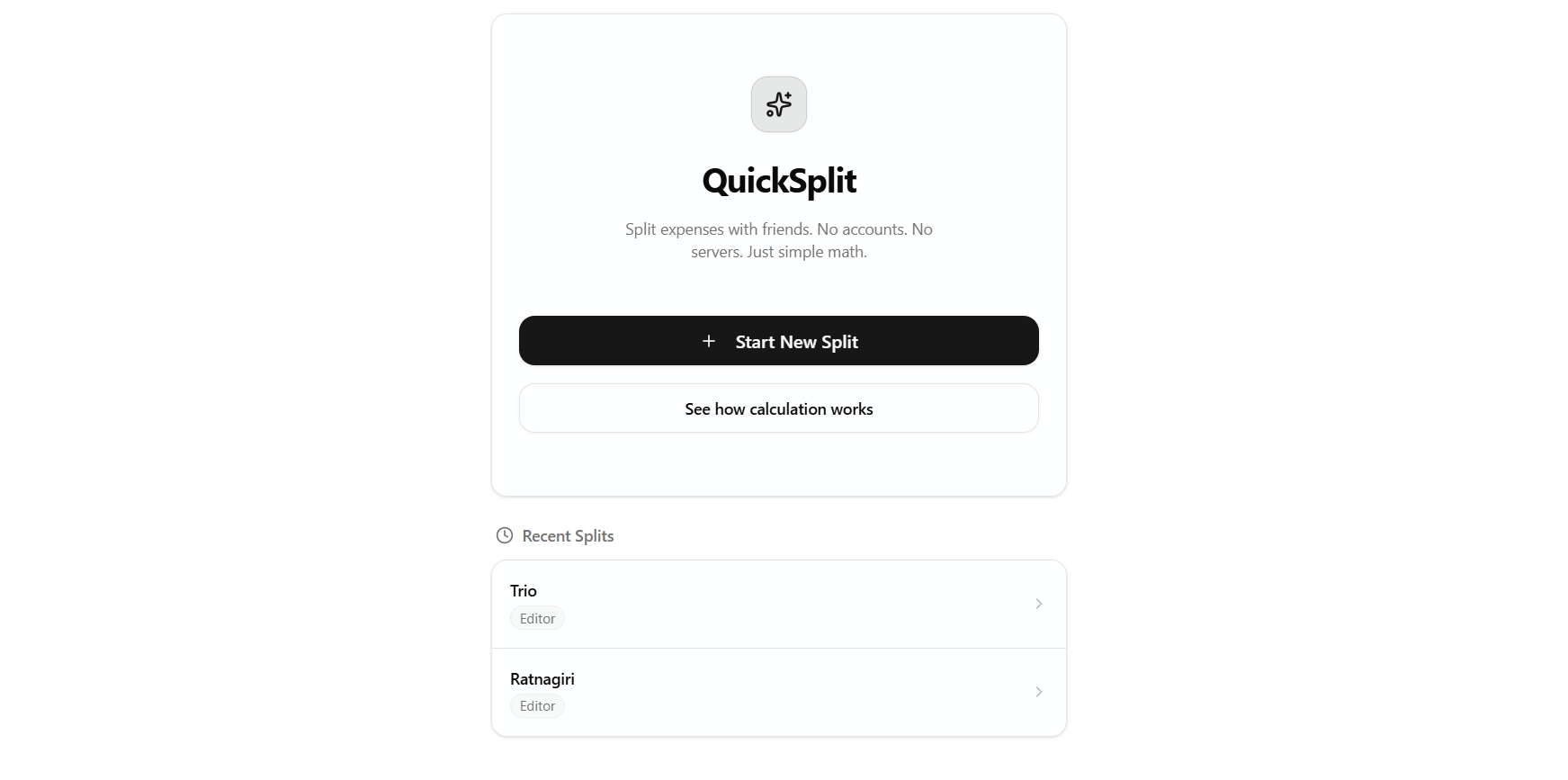 QuickSplit